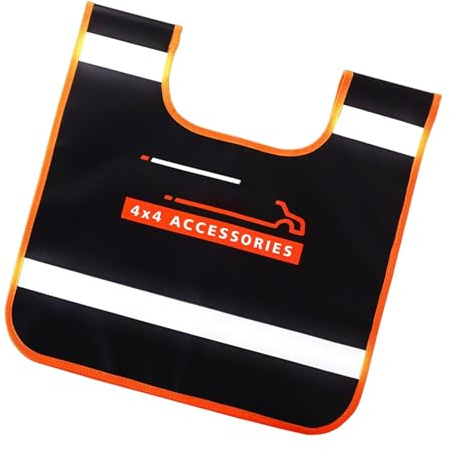 Genérico Bandera de Seguridad - Bandera Reflectante De Seguridad Para Advertencia - Equipo de Rescate, Señal Antirrebote e Impermeable para Remolques Camión Autocaravana Coche y Viajes al Aire Libre