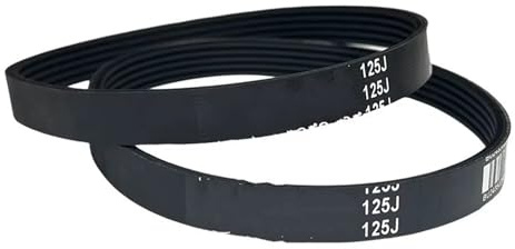 Correa Transmisión Correa Multicanal Micro-V De 125J 130J 140J 150J 160J 170J Para Transmisión Eléctrica Industrial Correa Transmisión Caucho(130J,1piece,3PJ)