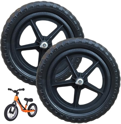 Faticenic 1 Paar Fahrradräder Ersatz für Kinder, 12-Zoll-Laufrad, leichtes Reparaturzubehör für Fahrräder und Wartung, Mini-Räder, Training für Kinder
