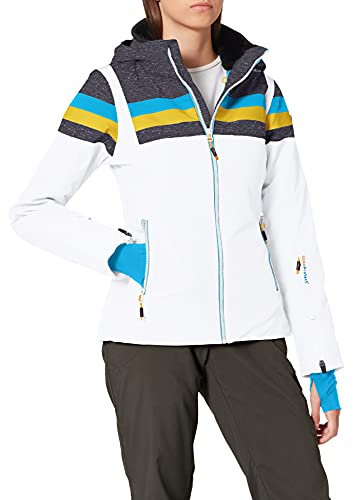 CMP Damen Skijacke Wattierte 20000, Bianco, 42, 38W0806