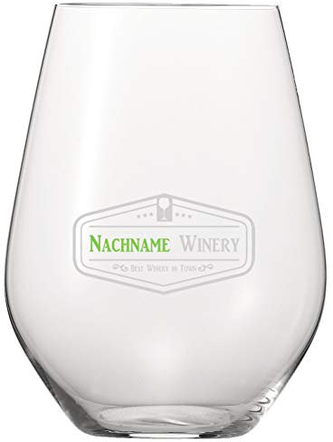 Spiegelau Verre à vin Rouge avec Gravure personnalisée [nom et Motif] – MeinGlas Motiv 02