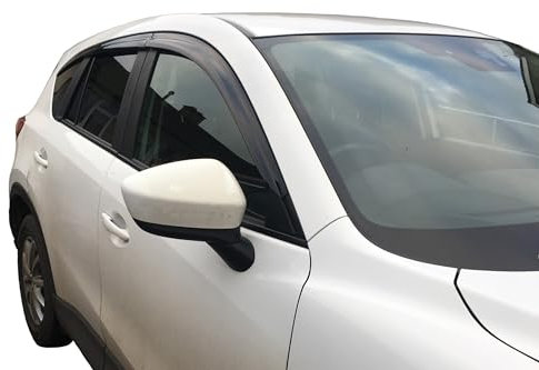 AUTO CLOVER Wind Deflectors Set for Mazda CX-5 2011-2017 (6 pieces)
