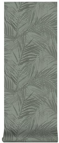 Superfresco Easy Papier peint intissé Feuilles d'été 1005 x 52cm Vert | Revêtement Mural, Tapisserie | Ambiance Facile à poser et à enlever