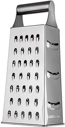 Râpes De Cuisine, Râpe À Cassette En Acier Inoxydable Râpe Polyvalente À 4 Faces Pour Fromage Aux Fruits Aux Légumes De Cuisine