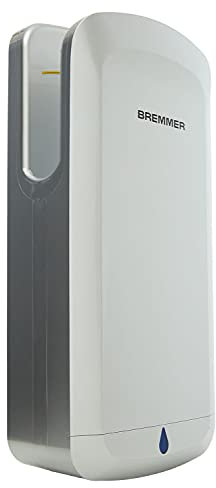 Bremmer Prime Blade | High Speed & Long-Lasting Eco Friendly Hand Dryer with Advanced HEPA Filtration | The Most Hygienic Drying Solution | Electric Wall Hand Dryer for Commercial Toilets - Silver