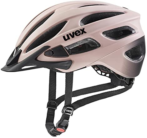 uvex True cc Damen-Fahrradhelm, dust Rose-Black matt, 52-55 cm