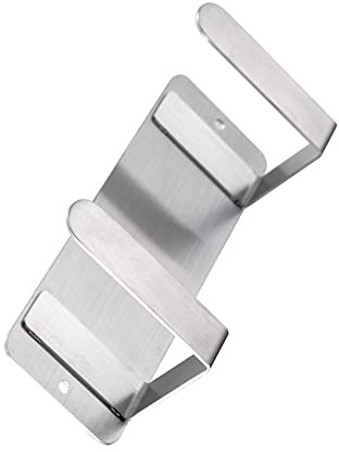 SagaSave Pot Lid Holder 304 Stainless Steel Pot Lid Rack with Self Adhesive Wall Mounted Pan Lid Storage Holder Cabinet Cutting Board Organizer