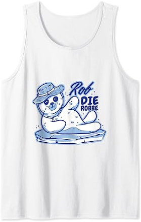 Seal Fisher Embroidered Beanie Cozy Hat for Fishing Tank Top