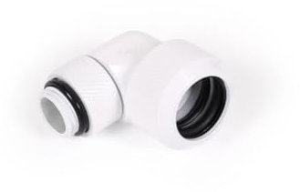 Alphacool Eiszapfen 17620 - Raccordo a compressione, 13 mm, girevole 90, G1/4, colore: Bianco