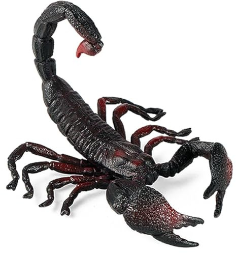 Zghhc Figurine De Scorpion Réaliste, Modèle De Simulation, Accessoires De Scorpion en Plastique, Ornements D'insectes Artificiels pour Décoration De Maison