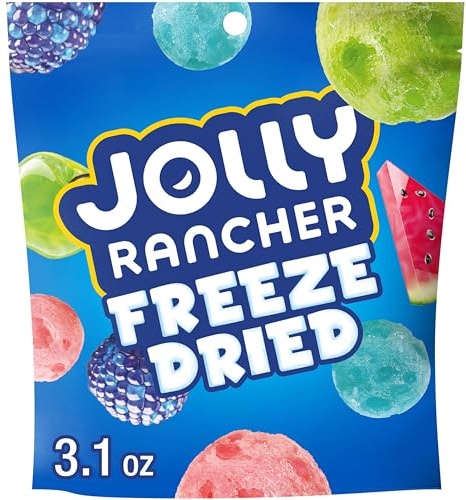JOLLY RANCHER Bolsa de caramelos liofilizados con sabor a fruta original, 3.1 onzas