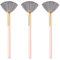 3 Pieces Highlighter Brush Contour Brush, Highlighter Makeup Brushes, Fan Facial Brush For Cosmetics, Soft Bristle Fan Brushes For Facials, Make Up Brushes For Highlighters Eyeshadow Palette