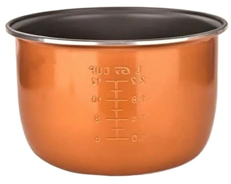 PYQMZTRV 2L 3L 4L 5L Gold Reiskocher Topf Aluminium Legierung Tank for Intelligente Reiskocher Schüssel Tank(4L)