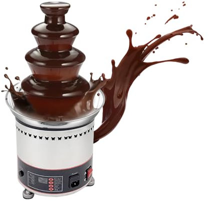 Fuente De Chocolate EléCtrica De 4 Niveles MáQuina Para Fuente De Chocolate Juego De Fuente Para Fondue De Chocolate Para Chocolate Caramelos Mantequilla Y Queso