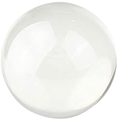 Vaguelly Jonglierbälle aus Acryl Diamant-Vasenfüller Pilates-Ball matschiger Ball Zirkus Sitzsäcke werfen acrylkugel Akrobatik zubehör Acrylball Werkzeug Hexenball klare Kugel Transparent