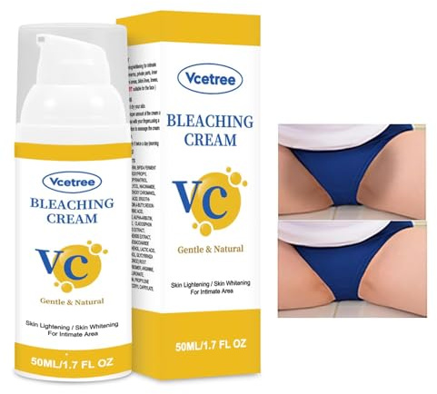 Skin Bleaching Cream Skin Lightening for Body Intimate Areas, Private Parts, Underarm, Knees, Elbows, Inner Thigh, Bikini Area, Whitening Cream Dark Spot Remover For Intimate Areas (1.7FL OZ)