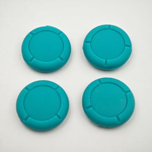 4 tapas de repuesto para joystick analógico para Nintendo Switch & Switch OLED y Switch Lite, tapas de joystick analógico, protector de joystick (verde azulado)
