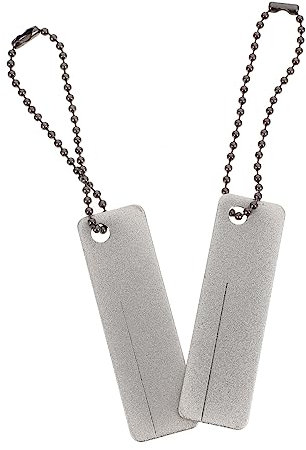Didiseaon Pietre per Affilare Diamante 2 Pezzi Mini Portatili Leggere per Uso Esterno e Cucina, Design Moderno e Compatto per Affilacoltelli e Ganci da Pesca