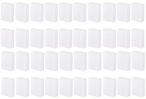 Reinigungsschwamm, Schmutzradierer, Spülbürste – 40x Schwamm, Magic Eraser, Weiß Putzschwamm, Zauberschwamm Für Haushalt, Küche, Wand, Bad, Schuh (40 Stück,10 * 6 * 2 cm)