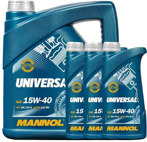1x5L+3x1L=8L Mannol Universal 15W-40 Motoröl | MN7405-5, Motoröl