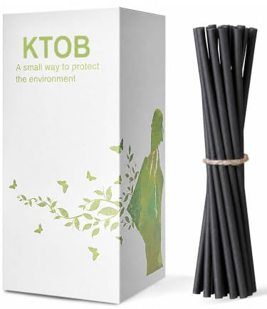 KTOB 200 Count Compostable Sugarcane Straws