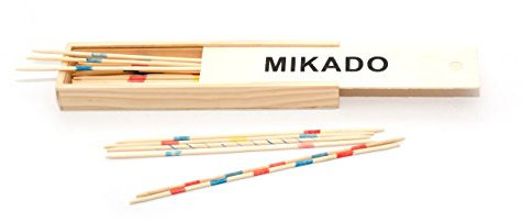 JEUJURA jeujuraj64223 Mikado Spiel in Holz Fall
