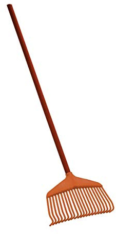 STOCKER Scopa per Erba con Manico in Legno 165 cm