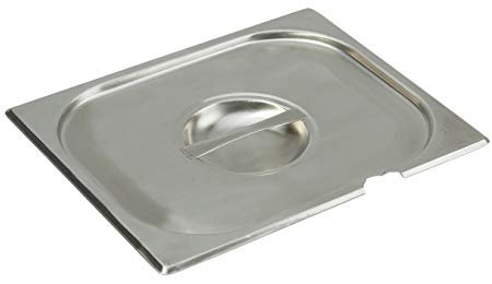 Stainless Steel 1/2 Gastronorm Container Pan Notched Lid, Bain Marie, Gastro Food