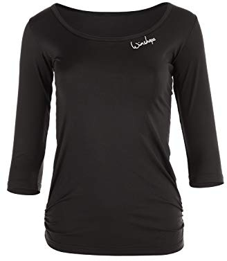 WINSHAPE Damen Winshape Super Leichtes Figurbetontes Functional 3/4-arm Shirt Aet107, Skinny Fit, Winshape Slim Style ¾-arm Shirt
