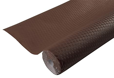 Pro Nappe - Ref 800629I - 16 x Mantel desechable en Papel gofrado - Gofrado único, estético y Profundo - Rollo 6 M de Largo y 1,20 M de Ancho - Color Chocolate