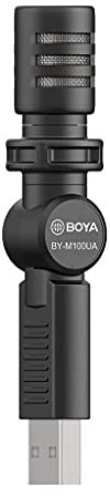 Boya BY-M100UA Mininature Micrófono Condensador - Negro