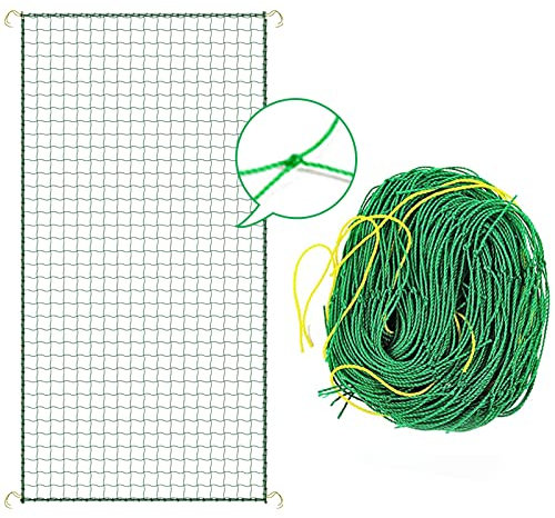 Red De Enrejado Premium Red para Plantas Red para Plantas Trepadoras Trellis Red De JardíN Enredadera Malla Redes para Balcones Red De CelosíA para Plantas Trepadoras Adecuado para Pepinos, 1,8 * 5m