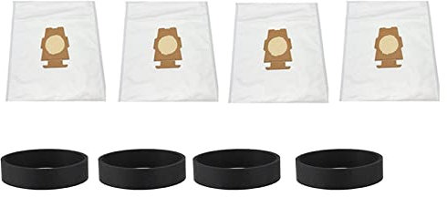 Staubsaugergürtel Staubbeutel und Gürtel Ersatzkompatibel mit Kirby Sentria 204808/204811 Universal F/T. Serie G10, G10E. Staubsäcke Vakuum (8 Packung) (Color : White Black)