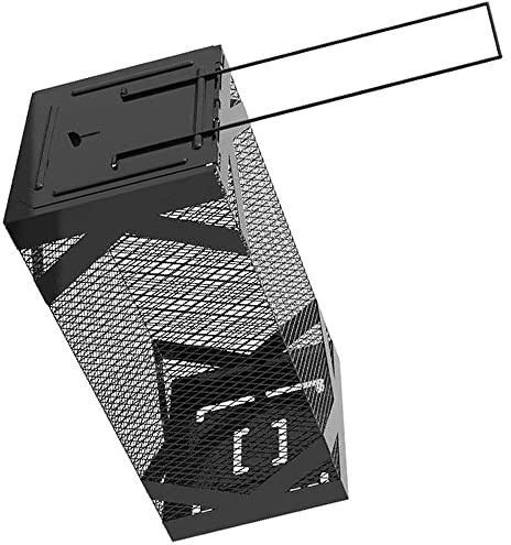 Trampas Para Ratones Sin Muerte Jaula Trampa De Ratón Reutilizable Trampa Ratones De Ratonera Jaula Para Interiores Y Exteriores Hogar, Ático, Cocina,Control De Roedores ( Size : Black (25cm-11cm) )