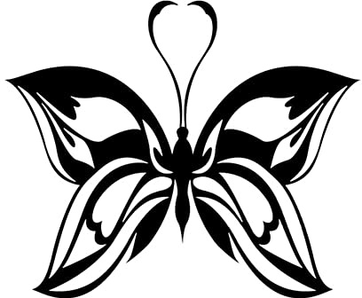 Butterfly Self-Adhesive Set of 2 Window Decorations Suitable for Shower Wall Car Glass Car Sticker Flower Sticker Car Tattoos Self-Adhesive Window Waterproof