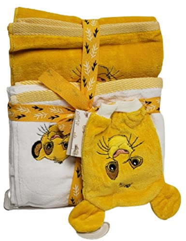 Divas World Disney Simba The Lion King Baby Bale Mitts With Towels Soft Fleece Kids Xmas Gift