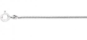 Panzerkette – Kette aus Weißgold 375/00 – 1,20 mm – 55 cm – Panzerkette – Kette aus Weißgold 375/00, Weißes Gold