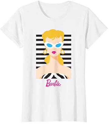 Barbie T-Shirt Ufficiale, BB60, Vari Colori Maglietta
