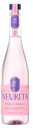 Neurita Tequila Blanco | Flavoured Tequila for Perfect Margaritas - No Triple Sec or Cointreau Needed | Made with Blue Agave | 35% abv, 70cl (70cl, Rose)