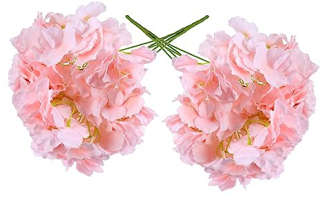 Cabilock Hortensia para Decoración 2 Piezas Hortensia Realista sin Hojas para de Niños Y Niñas Dormitorio Oficina