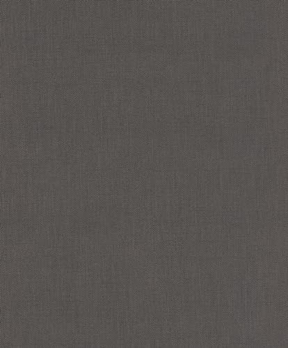 Rasch Tapeten 633177 - Unitapete aus Vlies in Anthrazit aus der Kollektion Color your life - 10,05 m x 0,53 m (LxB)