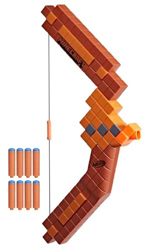 Nerf Minecraft Bogen Dart-Blaster, 8 Nerf N1 Darts,