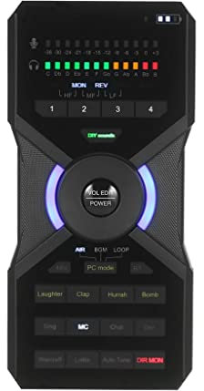 CVNIMV Carte Son numérique Connexion à la Carte de mixage Audio OTG Processeur de Son Audio DSP intégré pour l'enregistrement en Streaming en Direct