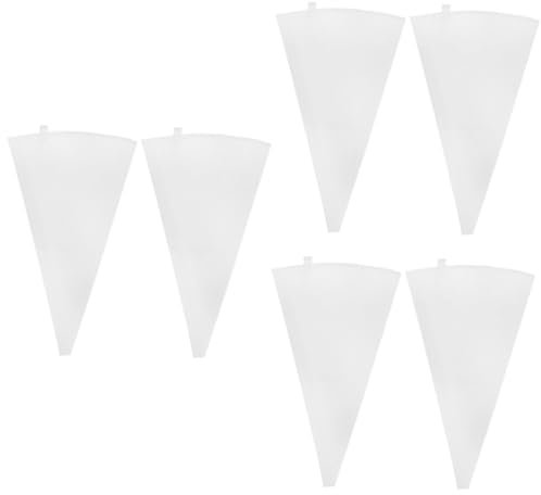 Cabilock 3 Juegos Mangas Pasteleras Manga Pastelera Reutilizable Manga Pastelera Crema Soporte para Manga Pastelera Bolsa De Glaseado De Pastel Lienzo De Agoldón 2 Piezas * 3