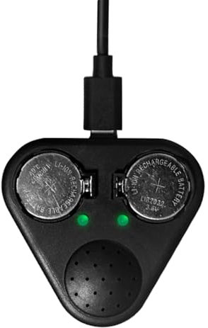 MZRAN Button Coin Cell Battery Charger Voice Reminder Button Battery Rechargeable Adapter for LIR2016/LIR2025/LIR2032/LIR2032H