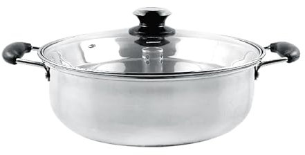 Ångkokare i rostfritt stål Dubbellager Mat Grönsakskokgryta Kokpanna Ånggryta Stor kapacitet Hot Pot for hem och företag /76