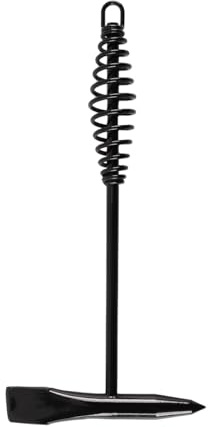 CENPEK 1 herramienta manual de ingeniería de soldadura, martillo de soldadura con mango de resorte helicoidal, adecuado para eliminación de escoria de soldadura, bordado de impacto, etc.