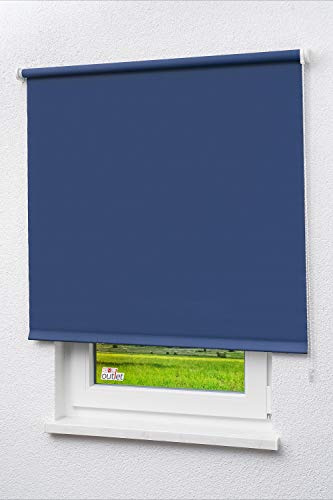 LYSEL Outlet - Verdunkelungsrollo Dunkelblau, (B x H) 142.50cm x 175cm in blau/dunkelblau