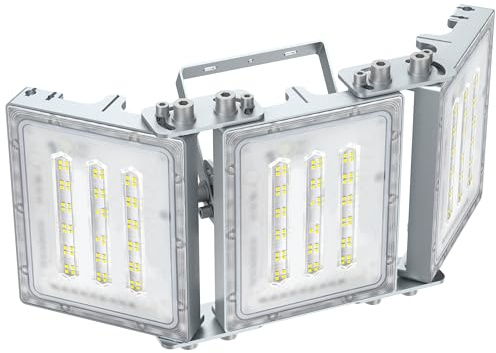 STASUN 150W LED Flutlicht,15000LM 6000K Außen Strahler,IP66 Wasserfest Flutlichter mit einstellbarem Winkel geeignet für Stadion Hinterhöfe