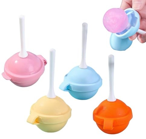 Moule À Sucettes En Silicone 4 Moules Ronds Antiadhésifs Réutilisables